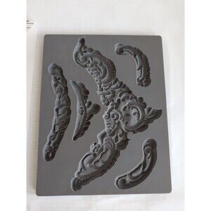 Iron Orchid Designs Decor Mould Mold REFLECTIONS Ist Gen Craft Clay Resin